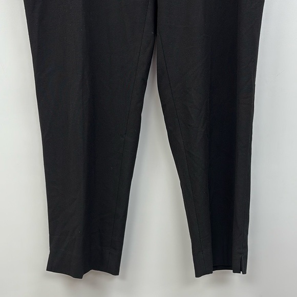 Banana Republic Hayden High Rise Elastic Waist Tapered Trouser Pant Black 14 - Picture 5 of 9